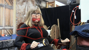 super-becca.com - Becca- Black Dress Business Suit Bound thumbnail